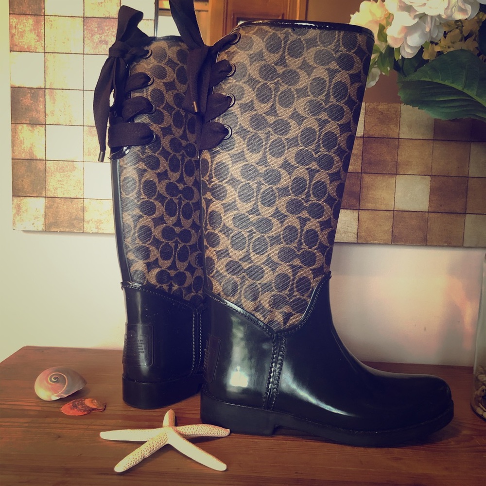 Coach boots, size 10
